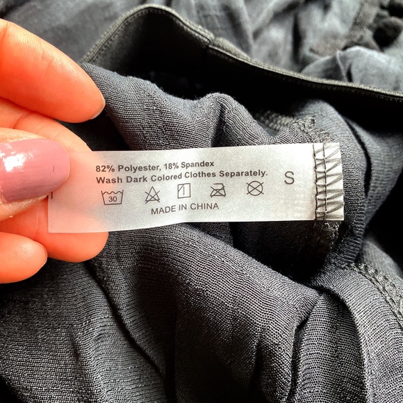 π€ TALL BLACK POM POM SLIT HIGH WAIST BEACH PANTS! - Picture 10 of 11